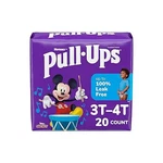 Pull Ups Boys Training Pants 3T 4T Multi Colored Potty Underwear 20 Pk. Fixed Price $9.00.