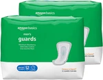 Men's Incontinence Guards, Maximum Absorbency, 104 Count, (2 Packs Of 52). Fixed Price $35.21.