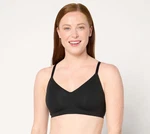 Cuddl Duds Women's Plus Sz Bra 1X Intimates Cotton Core Bonded Black A655478. Fixed Price $16.96.