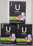 3X By Kotex Balance Ultrathin Pads With Wings Heavy Abondant, Total 96CT -32X3. Fixed Price $30.00.