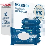 Mckesson Wipes For Adults, Scented (6 Pack, 576 Washcloths) Disposable. Fixed Price $47.57.