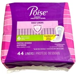 Poise Daily Fresh Protection Liners #2 Very Light Long, 44 Incontinence. Fixed Price $13.95.