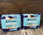Set Of Because Overnight Protective Underwear Postpartum 20 Count 40 Total Xl. Fixed Price $40.00.