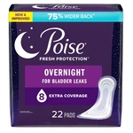 Poise Incontinent Pad 5.3 Inch Length Overnight 55 44 Ct. Fixed Price $47.88.