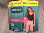 Depend Fresh Protection Women Incontinence Pants M/m Maximum Beige 42 Pack. Fixed Price $17.99.