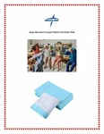 Medline 30X30" Xl Quilted 5-LAYER Super Absorbent Gel Underpads MSC282045Z. Fixed Price $19.90.