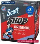 Scott Shop Original Blue Towels (75190), 9"X12" Cloth-like Paper (8 Boxes. Fixed Price $210.66.