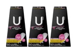 Lot (3) By Kotex Barely There Balance Thong Liners All Day Clean Feel 50 Count. Fixed Price $24.99.