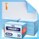 Chucks Disposable X Underpads 50-PACK Incontinence 36". Fixed Price $60.49.