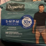 Depend Fresh Protection Adult Diapers, Incontinence Underwear For Men, Dispos.... Fixed Price $23.39.