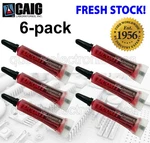 6 Pack Fresh Stock Caig Labs Deoxit 100% Solution, 2ML Squeeze Tube D100L-2C. Fixed Price $29.95.