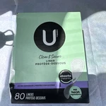 By Kotex Clean & Secure Extra Coverage Liners 80-COUNT Damaged Box. Fixed Price $8.00.
