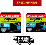 Ninjamas Boys Bedwetting Nighttime Underwear Ultra Absorbent Hypoallergenic. Fixed Price $39.99.