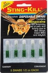 Sting-kill Disposable Anesthetic Benzocaine Swabs Bee Insect Jellyfish Pack Of 5. Fixed Price $14.98.