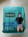 Depend Disposable Underwear Male Small / Medium Maximum 19 Ct Night Defense. Fixed Price $29.00.