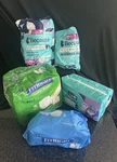 Assorted Protective Underwear, Briefs & Pads Fitright Because BRANDS/50 Units. Fixed Price $22.99.