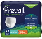 Prevail Incontinence 42EA Underwear Youth/small Male Fem Maximum Absorbency. Fixed Price $29.95.
