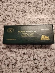 Moore Maker New 3200MB Mesquite Wood Handle Blade Mini Trapper Knife/knives. Fixed Price $94.00.
