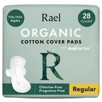 Rael Organic Cotton Cover Pads - Regular Absorbency, 28 Count (pack Of 1). Fixed Price $20.37.