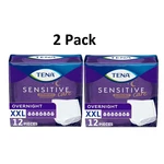 Tena Sensitive Overnight Incontinence Underwear Women XXLARGE,2 Pack Of 12 Count. Fixed Price $40.00.