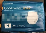 Mckesson Regular Adult Absorbent Underwear Pull Medium Bag Of 20 Unisex. Fixed Price $14.95.