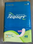 ** 48 Count Reassure Flex-shape Disposable Pads Heavy Protection Level. Fixed Price $5.33.