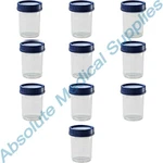 *10-PACKS* Medline Click-n-close Specimen Container With Id Label 4OZ DYND30389. Fixed Price $19.99.