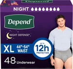 Depend Night Defense Adult Diapers, Incontinence Underwear For Men, Disposable,. Fixed Price $91.26.