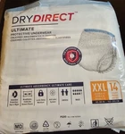 Dry Direct Women's Ultimate Protective Underwear Xxl, 14-PACK. Fixed Price $19.99.