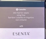 1 Box Of 25 Convatec 423392 Esenta Skin Barrier Wipes Sting Free 2028-2029. Fixed Price $15.99.