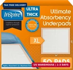 Inspire Xl Super Absorbent Bed Pads For Chronic Incontinence 30 36 Ultra Thick. Fixed Price $37.67.