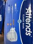 1 Case Large Adult Brief 96 Diaper Attends Classic 44 - 58 Heavy Dry. Fixed Price $76.95.