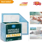 Comfort & Protection: 25 Count 23''X36'' Disposable Pads Incontinence Pets. Fixed Price $21.38.