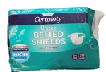 Walgreens Certainty Adjustable Unisex Underwear 30CT Up To 54" Waist. Fixed Price $28.00.