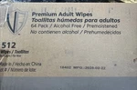 Vguard Premium Adult 512 Wipes 64 Pack 9X13 Case Premoisend. Fixed Price $55.19.