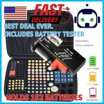 Battery Storage Organizer Tester Carry Case Bag Hold 152 Batteries Aaa 9V. Fixed Price $19.95.