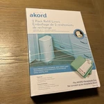 Janibell Akord Slim Diaper Pail Refill Liners, 2 Count, Scented. Fixed Price $36.00.