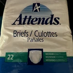 1 Single Vintage Attends Diaper With Waistband 3 Blue Tapes Size Meduim. Fixed Price $59.99.