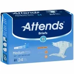 Attends Medium Disposable Moderate Absorbency Briefs, Case Of 96. Fixed Price $51.33.