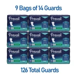 Prevail Daily Male Guards Incontinence Aid, Maximum Absorbency, One Size, 126 Ct. Fixed Price $53.00.
