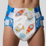 Bambino Catstronaut Adult Baby Diaper Plastic Backing Pack Of 2 Abdl Xl 40"- 58". Fixed Price $8.95.