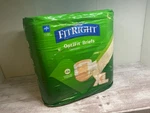 20 Ct Medline Fitright Optifit Ultra Adult Briefs With Tabs Xl Unisex, 60-70". Fixed Price $14.95.