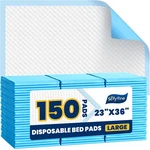 150 Count Disposable Beds PADS,23"X36" Waterproof Adults Incontinence Chucks .... Fixed Price $79.45.