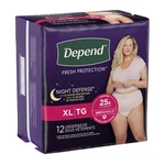 Depend Disposable Underwear Female X-large 59 48 Ct. Fixed Price $105.35.