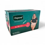 Depend Fresh Protection Adult Incontinence Underwear Women's Xl - 80 Count. Fixed Price $46.50.
