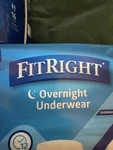 16 Medline Fitright S/m 28 -40 Unisex Overnight Underwear. Fixed Price $5.25.