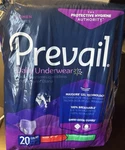 Prevail Adult Incontinence Pull-up Underwear Medium Sz Max Absorption Odor Guard. Fixed Price $34.99.