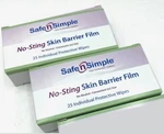 50 Safe Simple SNS80725 Skin Barrier Film Wipes, No Sting Exp. 2026-28. Fixed Price $8.75.