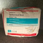 Cardinal Health Wings Plus Adult Briefs Xl Heavy Absorbency 15 Count New. Fixed Price $16.99.