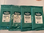 4 Pkgs 18 Counts Modess Adult Disposable Washcloths Eniched With Aloe Chamomile. Fixed Price $20.00.